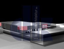 Neubau 2021/2022-Lagerhalle  Halle (Saale)- Planung