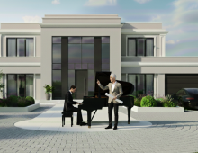 Neubau+Erweiterung: 2026 Luxusvilla „LV“ Planung, Bauüberwachung Baubeginn Juni 2026